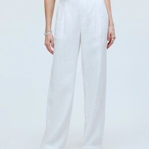 Madewell White Linen Pants | Size 4